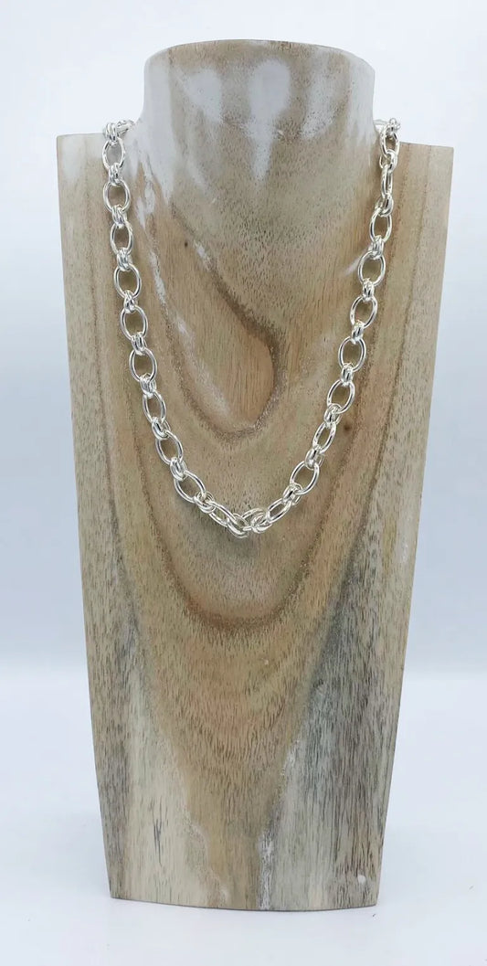 Chunky Chain Necklace - Silver