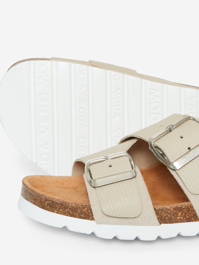 Vero Moda Milla Leather Sandals - Nomad
