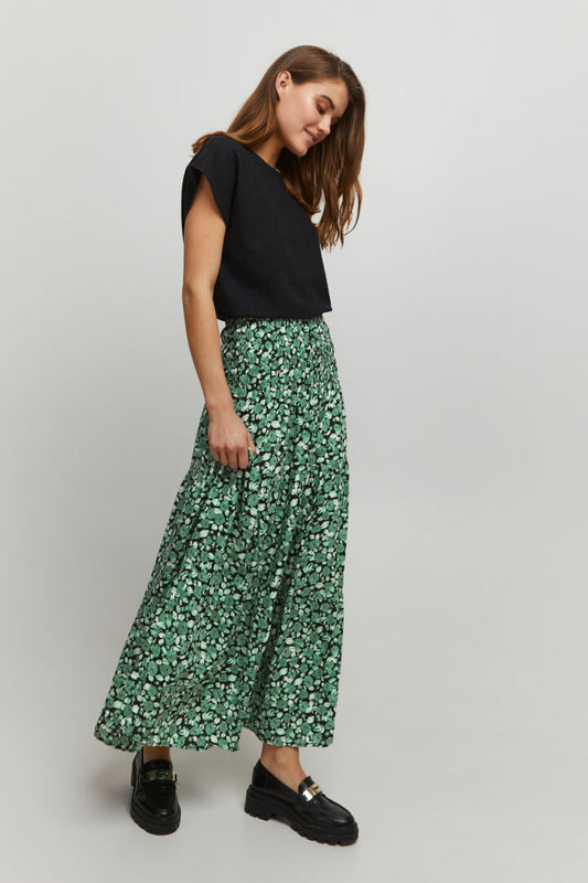 Joella Layer Skirt - Frosty Green Mix