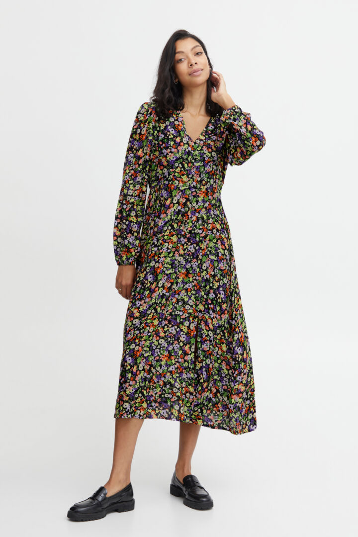 Ibane Dress - Purple Corallites Mix