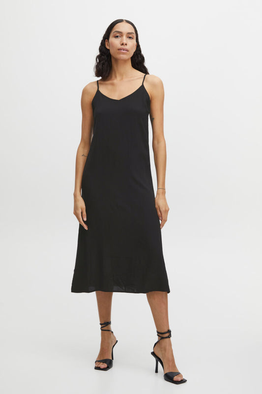 Joella Slip Dress - Black