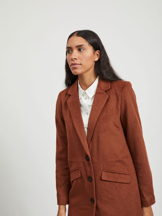 Leovita Coat - Tortoise Shell