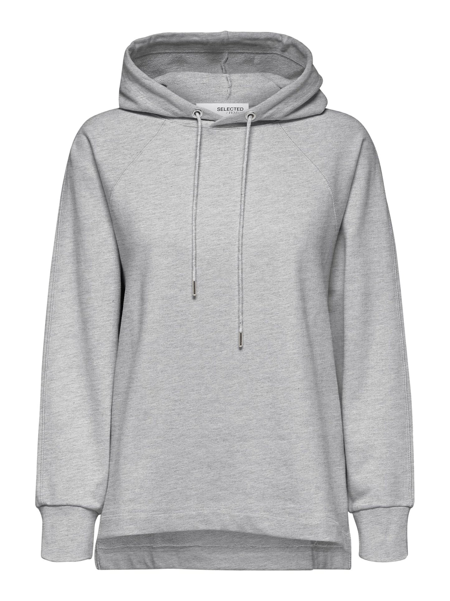 Stasie Organic Cotton Hoodie - Light Grey Melange