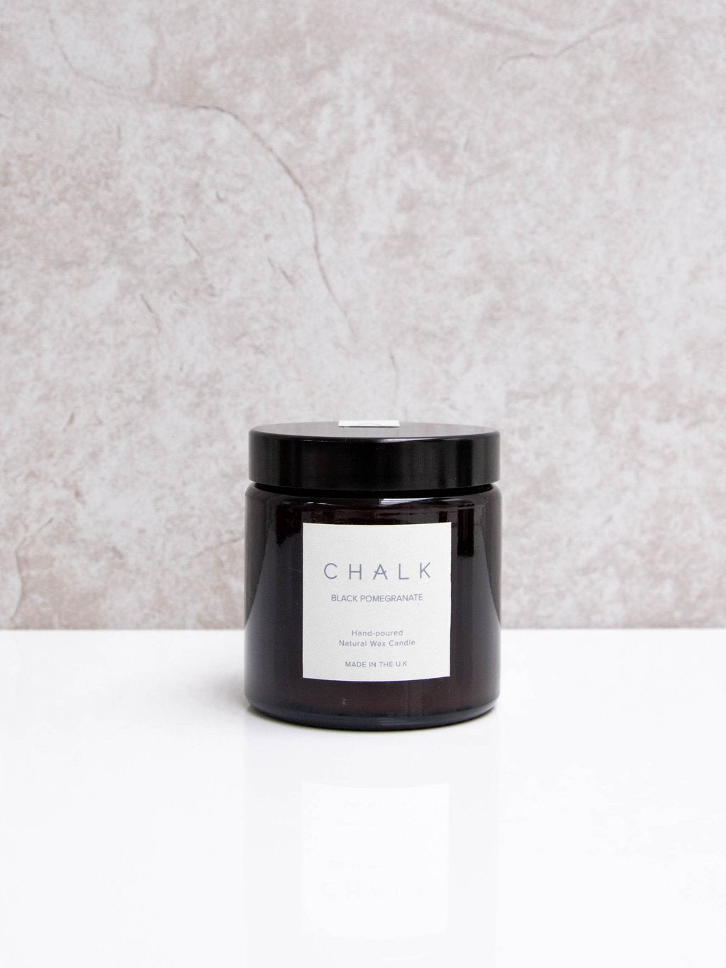 Chalk UK Hand Poured Natural Wax Candle - Black Pomegranate