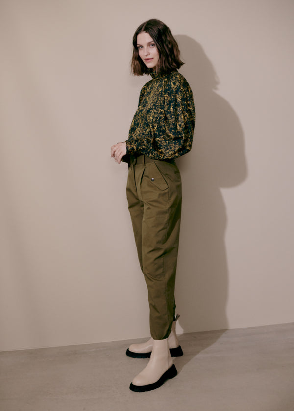 Evin Trousers - Military Olive