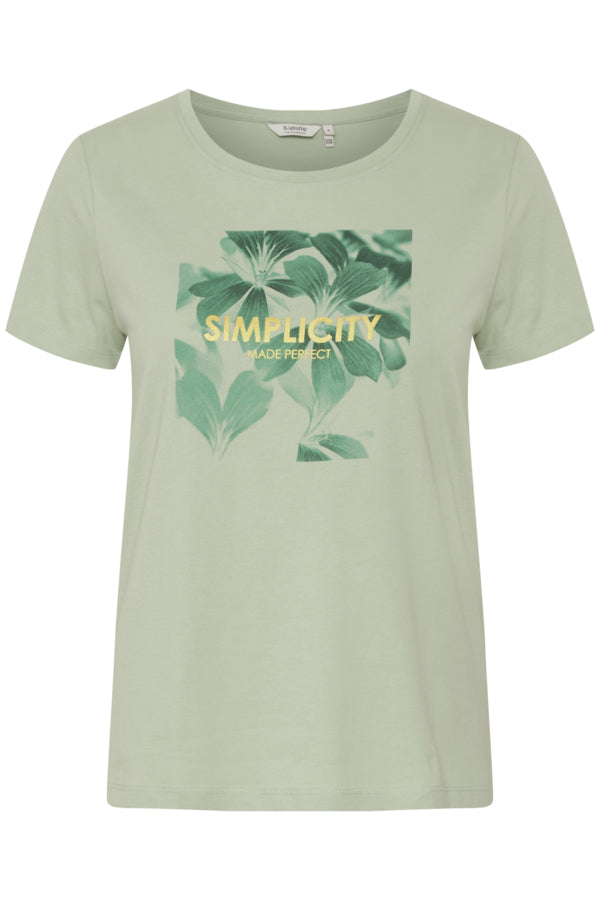 Sanla Leaf T-Shirt - Frosty Green