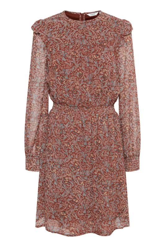 Fibba Dress - Brandy Brown Mix