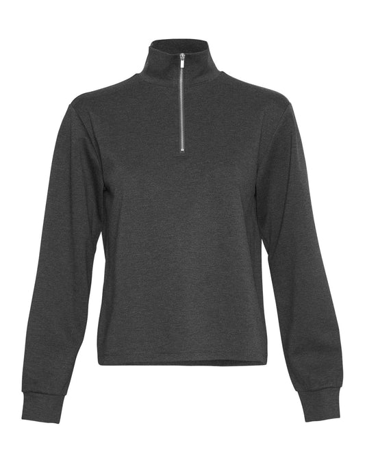 Drina Thelma Zip Sweatshirt - Dark Grey Melange