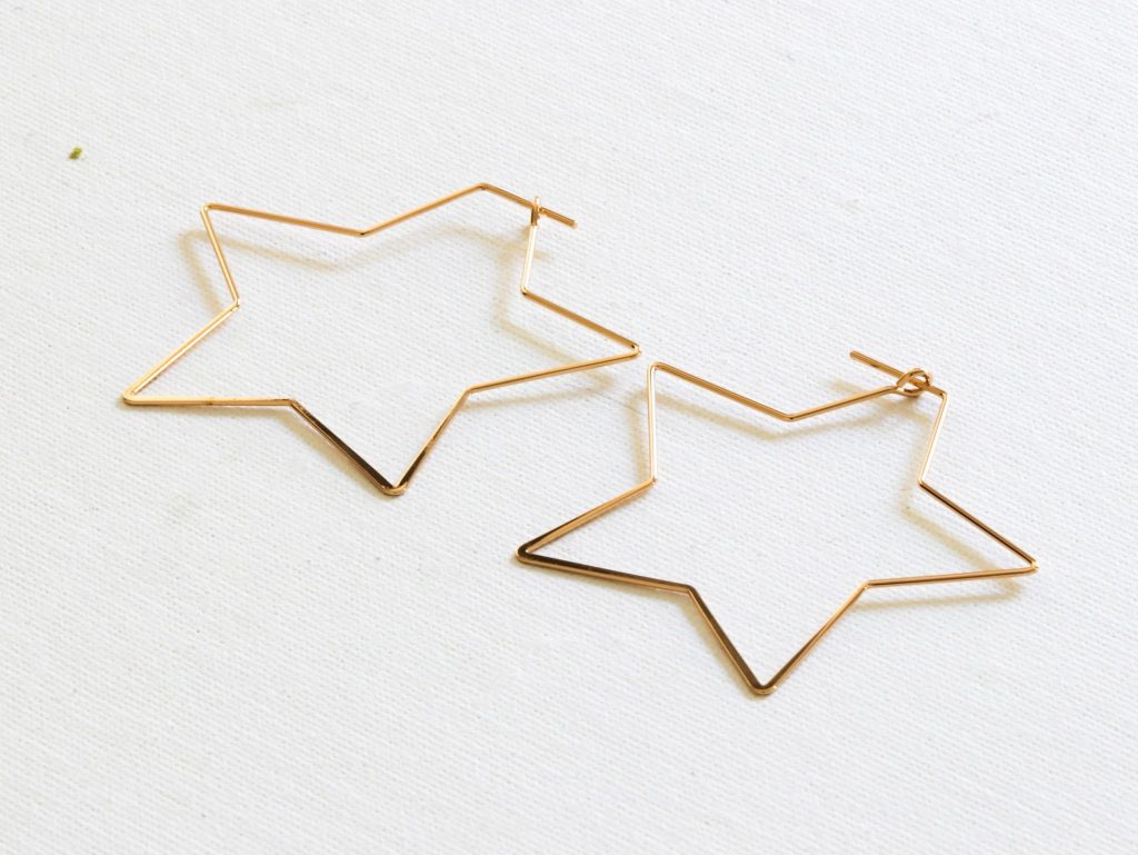 Iman Star Hoops - Gold