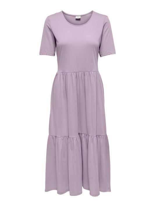 Dalila Frosty Midi Dress - Lavender Frost