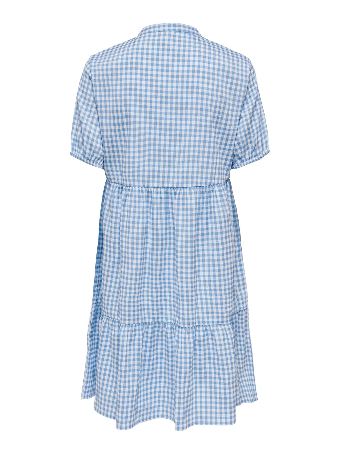 Gaby Short Sleeve Midi Dress - Little Boy Blue