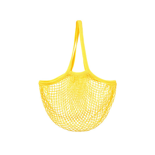 Mustard String Shopper Bag