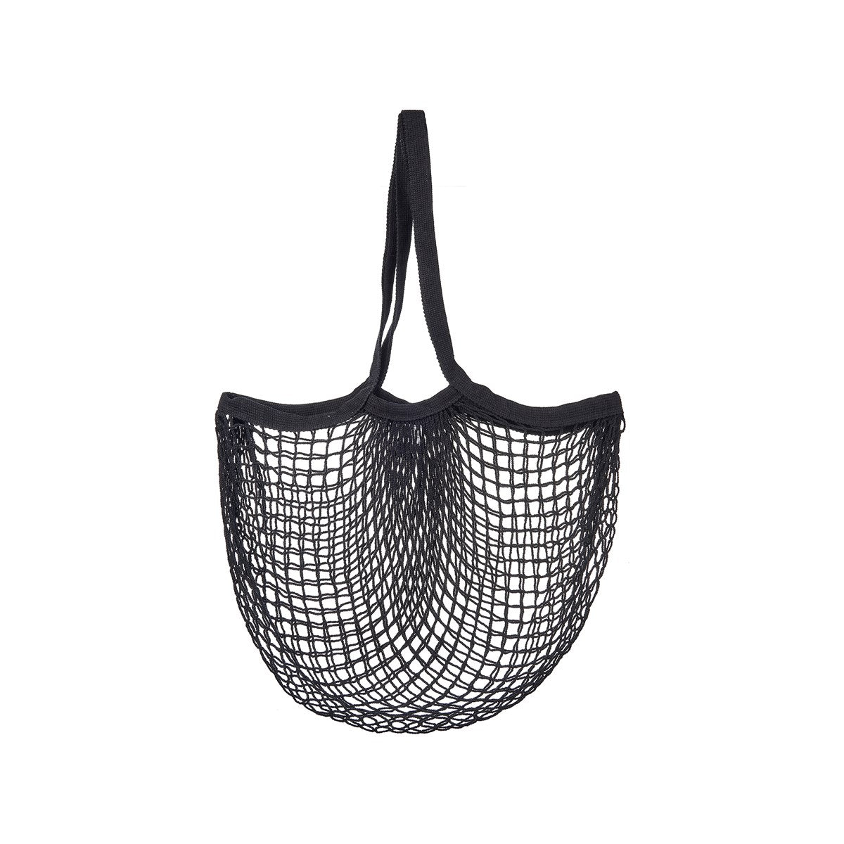 Black String Shopper Bag