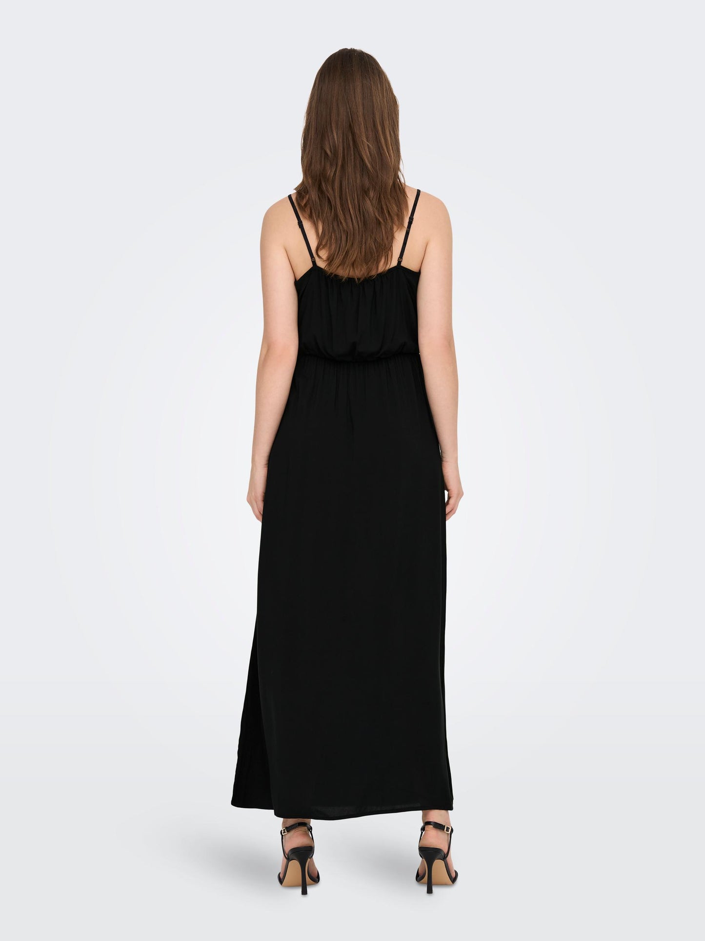 Nova Life Strap Midi Dress - Black