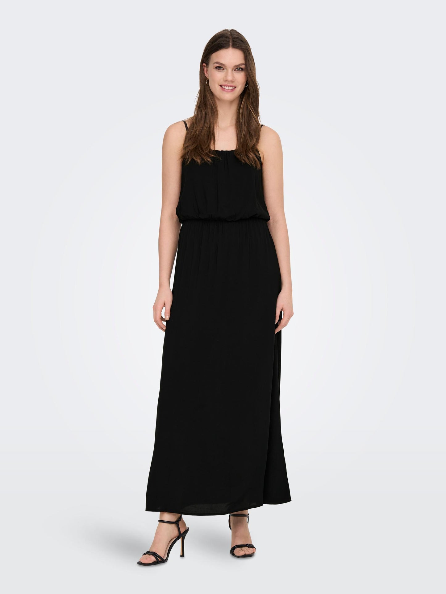 Nova Life Strap Midi Dress - Black