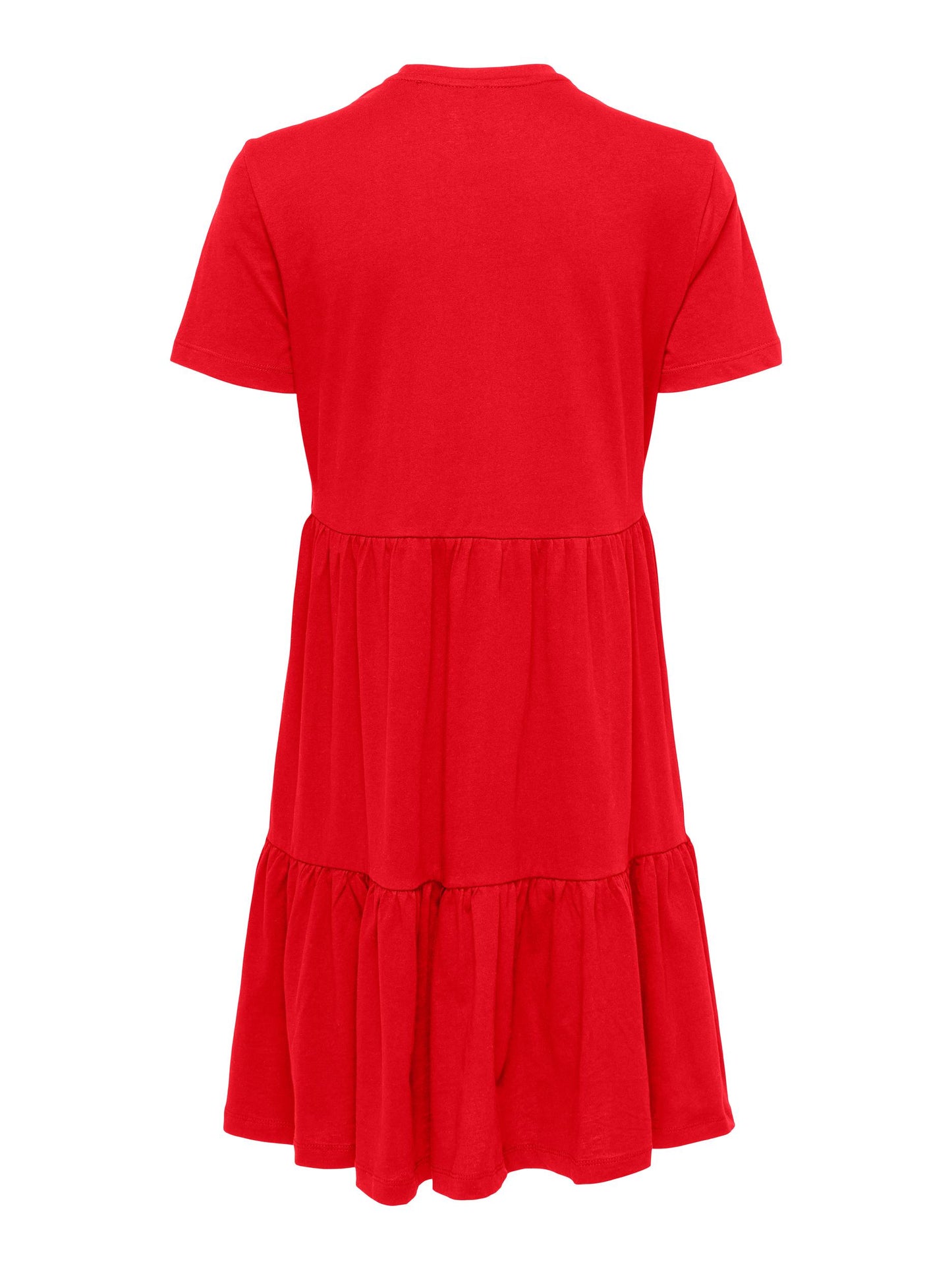 May Life Peplum Dress - High Risk Red