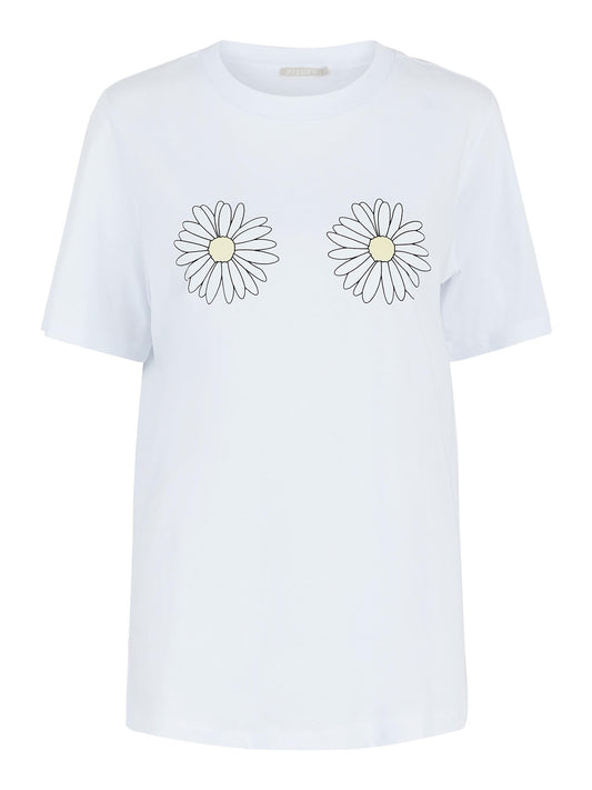 Pieces Daisy T-Shirt - Brilliant White