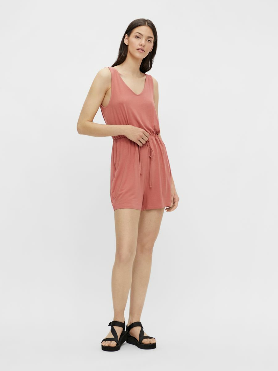 Pieces Playsuit - Canyon Rose