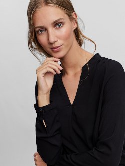 Nads Long Sleeve Top - Black