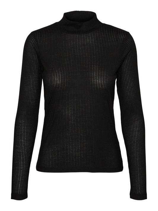Grace Long Sleeved Top - Black