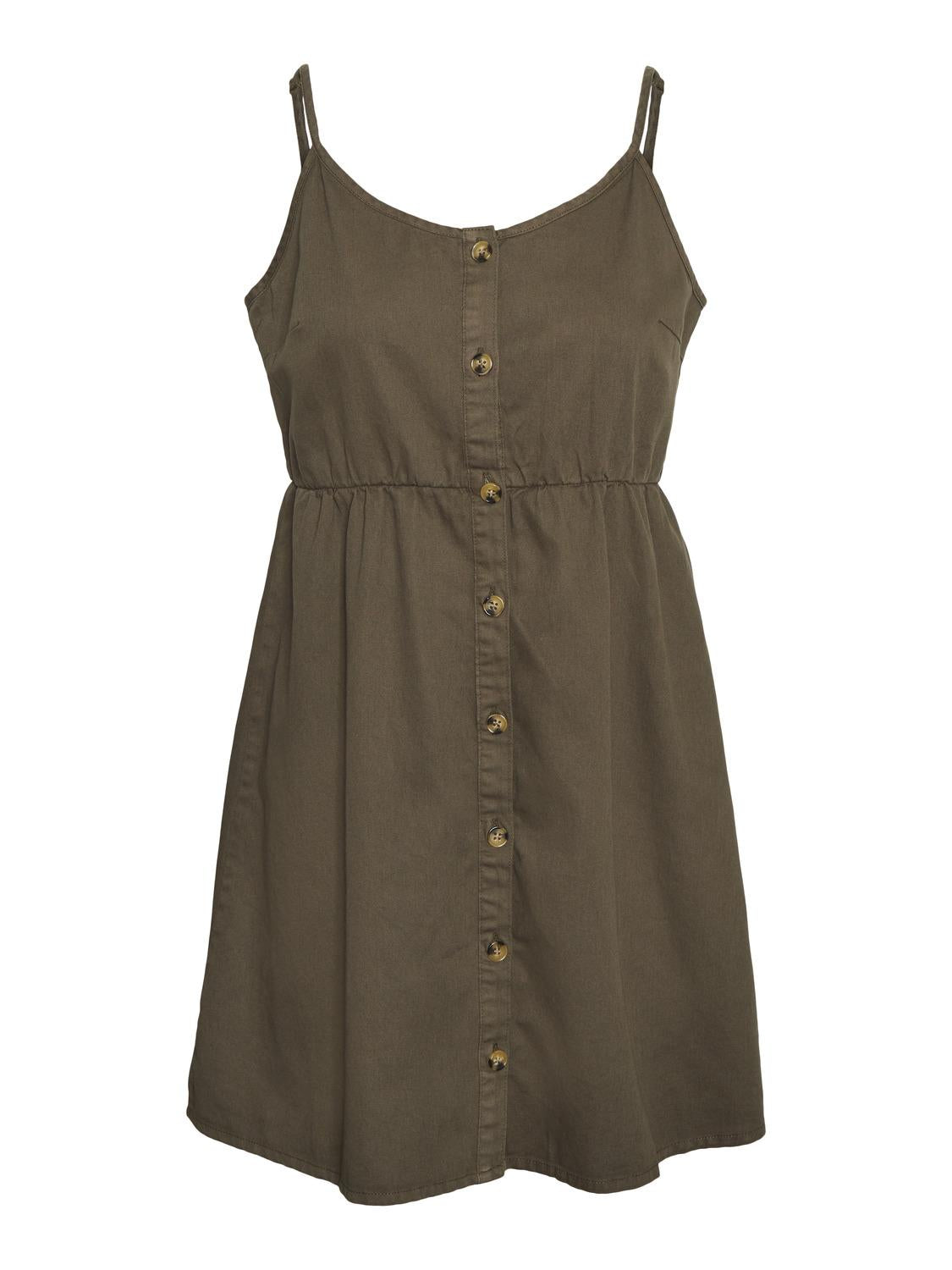 Flicka Strap Dress - Ivy Green
