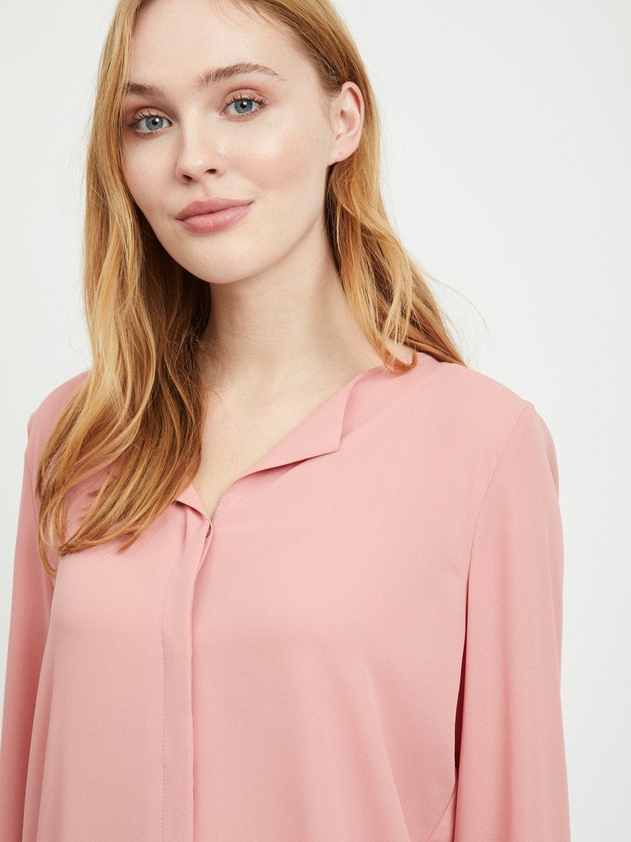 Lucy Long Sleeve Top - Brandied Apricot