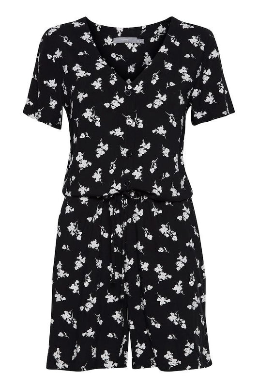 BYoung Isole Playsuit - Black Combi 5