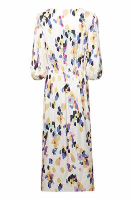 Emilia V-Neck Dress - Multicolour Flowers