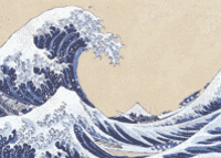 Lenticular Postcard - Hokusai ‘The Great Wave’